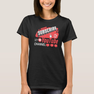 Abonneer u op My Channel Video Streaming Content C T-shirt