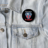 Abonnement bij nummer 1 grappige badminton ronde button 5,7 cm (In situ)