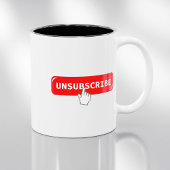 Abonnement op Button opzeggen - Funny Coffee Mok