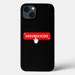 Abonnement op Button opzeggen - Funny iPhone Case