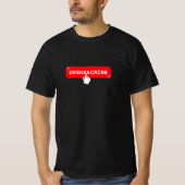 Abonnement op Button T-Shirt opzeggen (Voorkant)