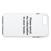 Abonnement op je problemen opzeggen Case-Mate iPhone case (Achterkant (Horizontaal))