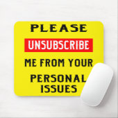 Abonnement op mij opzeggen voor je persoonlijke pr muismat (Met muis)