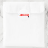 abonnement  ronde sticker (Tas)