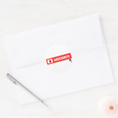 abonnement  ronde sticker (Envelop)