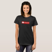 Abonneren - Social Podcaster Vlogger T-shirt (Voorkant volledig)