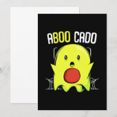 Aboocado Avocado Halloween Kaart (Voorkant / Achterkant)