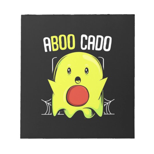 Aboocado Avocado Halloween Notitieblok (Voorkant)