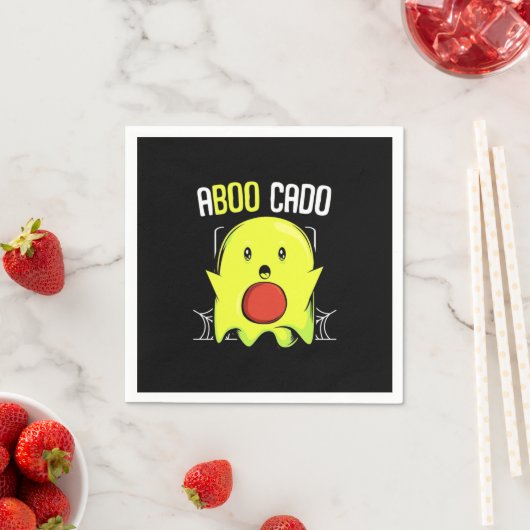 Aboocado Avocado Halloween Servet (Insitu)