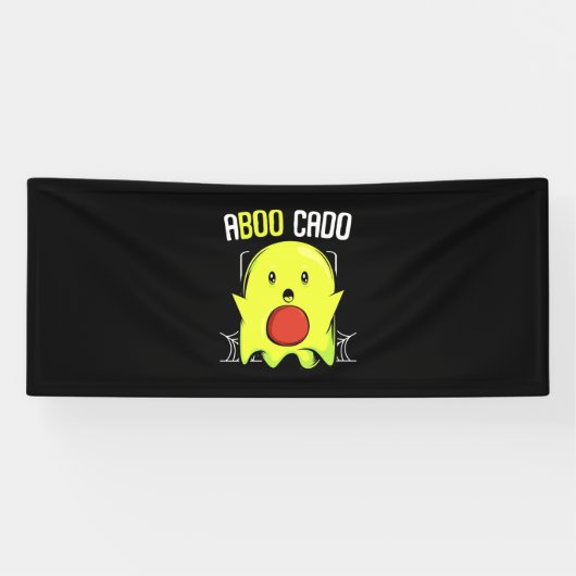 Aboocado Avocado Halloween Spandoek (Horizontaal)