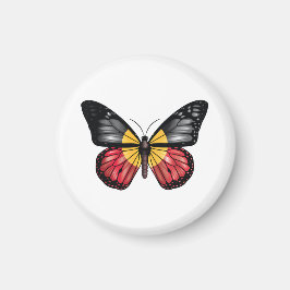 Aborigemaandvlag monarque Butterfly Magneet