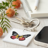 Aborigemaandvlag monarque Butterfly Sleutelhanger (Voorkant Rechts)