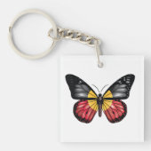 Aborigemaandvlag monarque Butterfly Sleutelhanger (voorkant)
