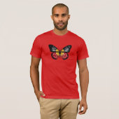 Aborigemaandvlag monarque Butterfly T-shirt (Voorkant volledig)