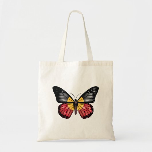 Aborigemaandvlag monarque Butterfly Tote Bag (Voorkant)