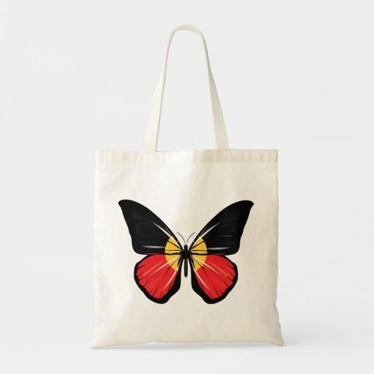 Aborigin Butterfly-vlag Tote Bag (Voorkant)