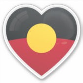 Aborigin Liefde Icon Sticker (Voorkant)