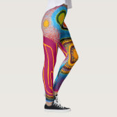 Aboriginal Abstract Art Vol 01 Leggings (Rechts)