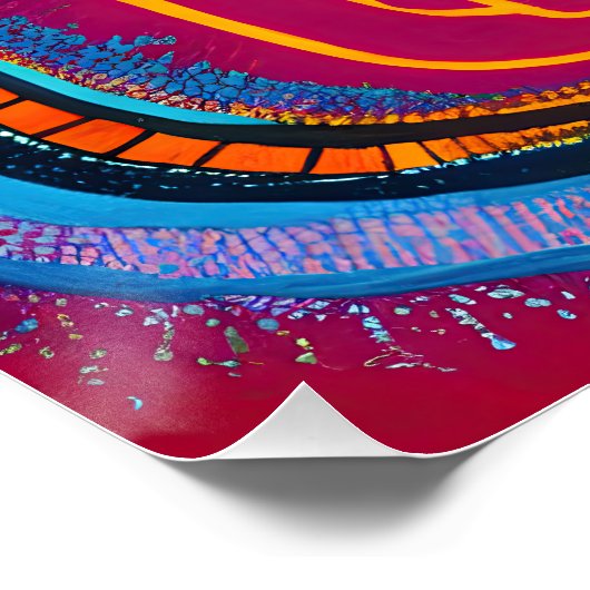 Aboriginal Abstract Art Vol 01 Perfect Poster (Hoek)