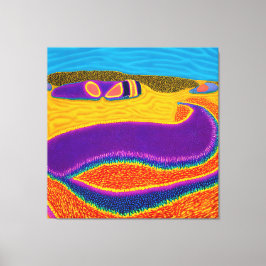 Aboriginal Abstract Art Vol 02 Canvas Afdruk