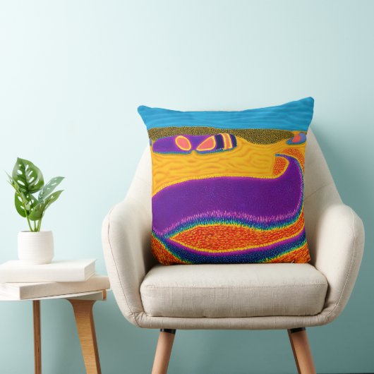 Aboriginal Abstract Art Vol 02 Kussen (Stoel)