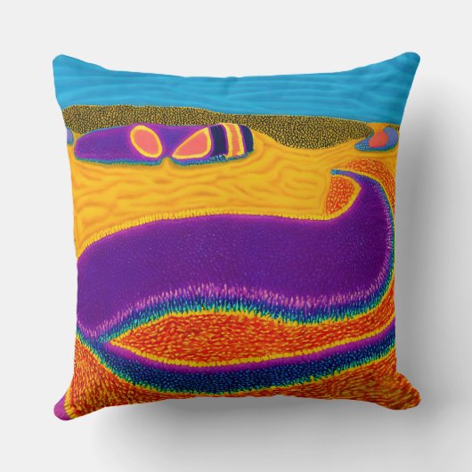 Aboriginal Abstract Art Vol 02 Kussen (Achterkant)