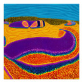 Aboriginal Abstract Art Vol 02 Perfect Poster (Voorkant)