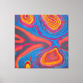 Aboriginal Abstract Art Vol 03 Canvas Afdruk