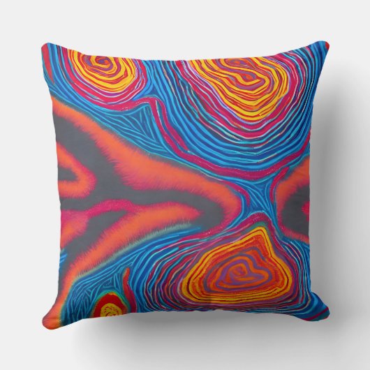 Aboriginal Abstract Art Vol 03 Kussen (Achterkant)