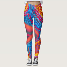 Aboriginal Abstract Art Vol 03 Leggings