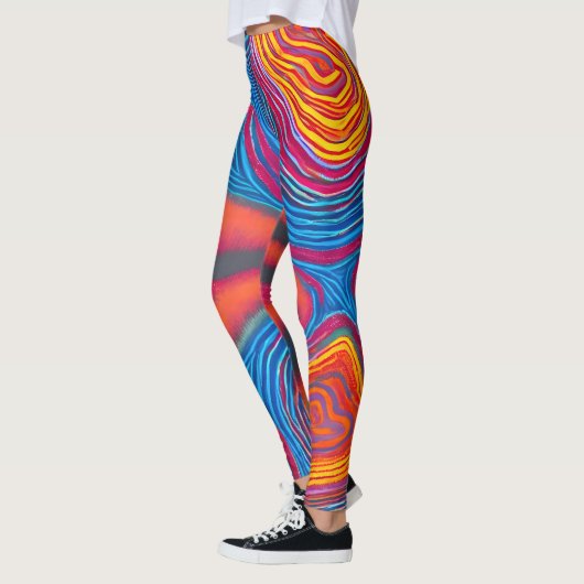 Aboriginal Abstract Art Vol 03 Leggings (Links)