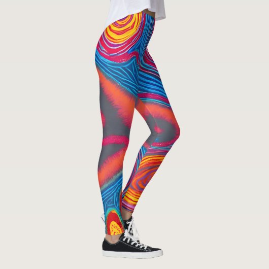 Aboriginal Abstract Art Vol 03 Leggings (Rechts)