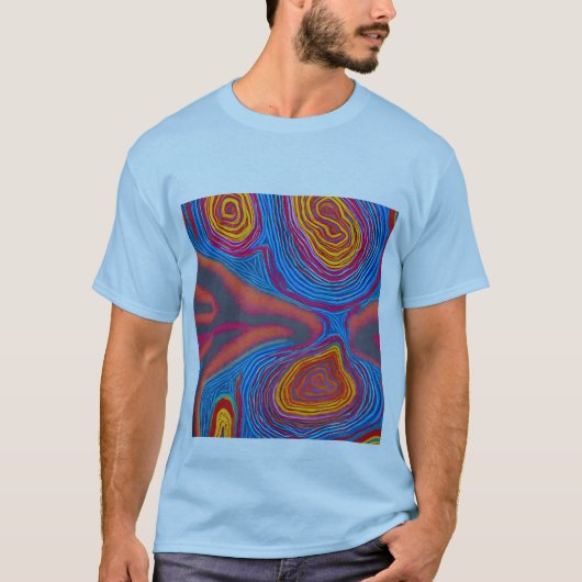 Aboriginal Abstract Art Vol 03 T-shirt (Voorkant)