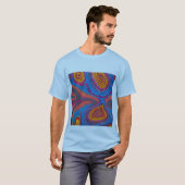 Aboriginal Abstract Art Vol 03 T-shirt (Voorkant volledig)