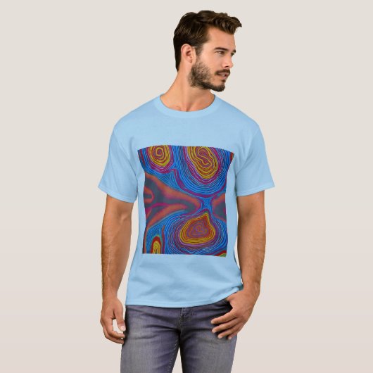 Aboriginal Abstract Art Vol 03 T-shirt (Voorkant volledig)