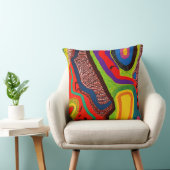 Aboriginal Abstract Art Vol 06 Kussen (Stoel)