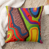 Aboriginal Abstract Art Vol 06 Kussen (Deken)