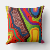 Aboriginal Abstract Art Vol 06 Kussen (Achterkant)
