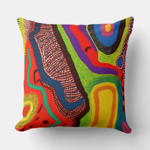 Aboriginal Abstract Art Vol 06 Kussen