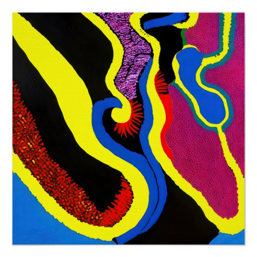 Aboriginal Abstract Art Vol 11 Perfect Poster (Voorkant)