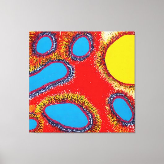 Aboriginal Abstract Art Vol 12 Canvas Afdruk (Voorkant)