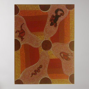 Aboriginal Animal Collectie Poster