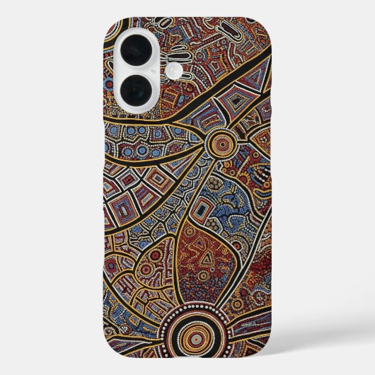 ABORIGINAL ART Case-Mate iPhone CASE (Achterkant)