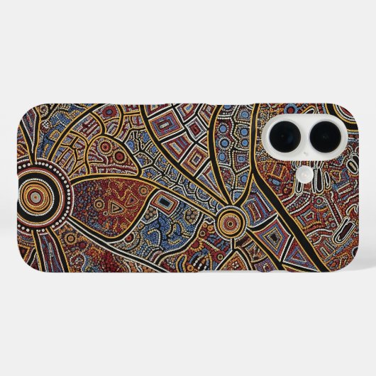 ABORIGINAL ART Case-Mate iPhone CASE (Achterkant (horizontaal))