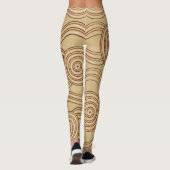 Aboriginal Art Earth Leggings (Achterkant)