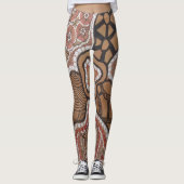 Aboriginal Art Gamilaroi Leggings (Voorkant)