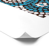 Aboriginal Art Gecko Poster (Hoek)