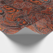 Aboriginal Art geïnspireerd inpakpapier (Hoek)