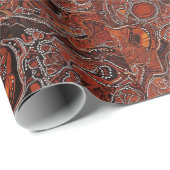 Aboriginal Art geïnspireerd inpakpapier (Rol Hoek)