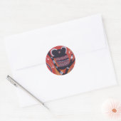 Aboriginal Art Koala Sticker (Envelop)